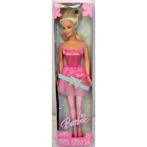 NEW Mattel Ballerina Barbie Doll Figure Princess Flower Pink Ballet Sparkle Tutu